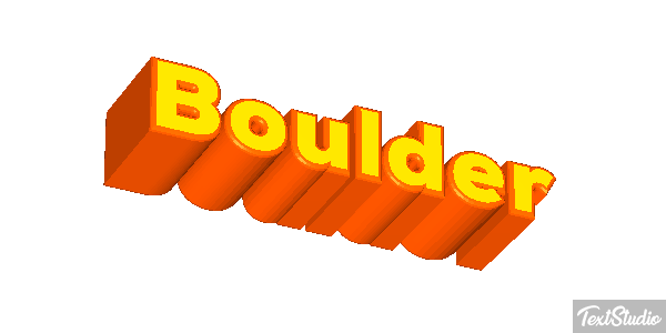 Boulder テキスト効果