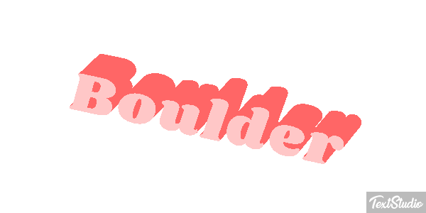 Boulder テキスト効果