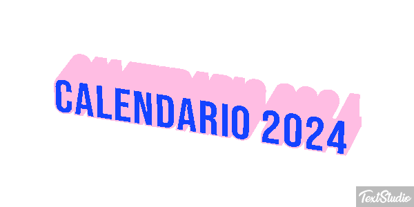 Calendario 2024 Efekt tekstowy