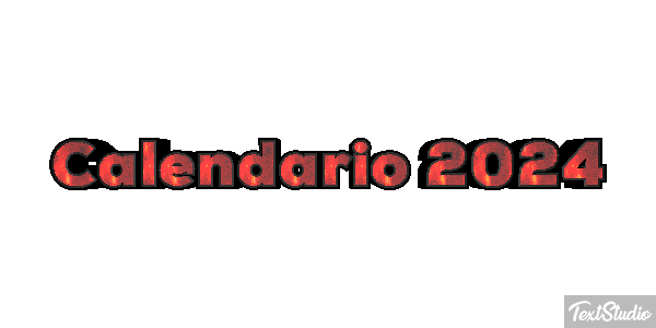 Calendario 2024 Efekt tekstowy