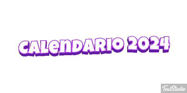 Calendario 2024 Efekt tekstowy