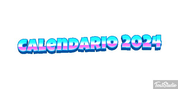 Calendario 2024 Efekt tekstowy