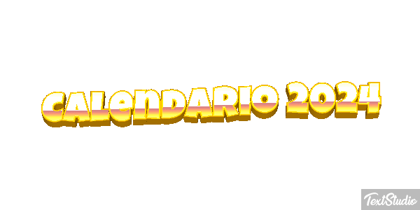 Calendario 2024 Efekt tekstowy