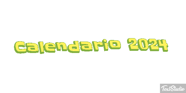 Calendario 2024 Efekt tekstowy