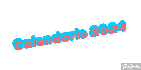 Calendario 2024 Efekt tekstowy