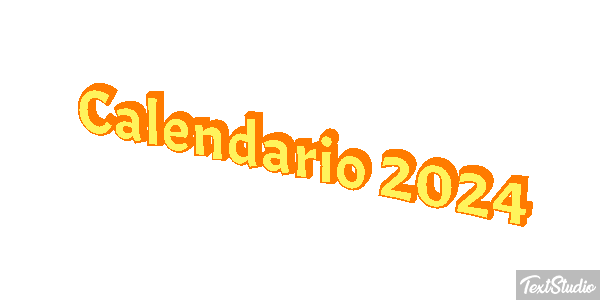 Calendario 2024 Efekt tekstowy