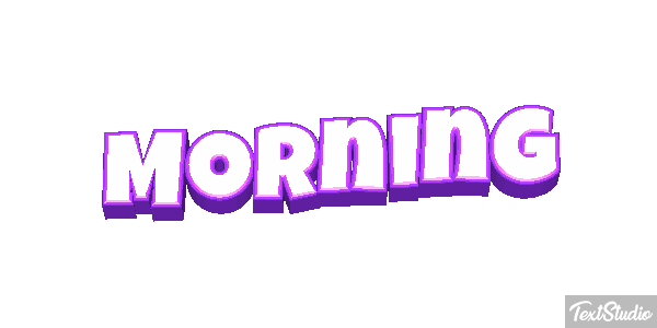 Morning Efecto de texto