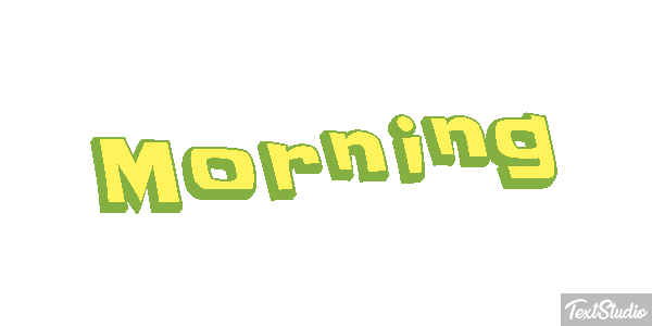 Morning Efecto de texto