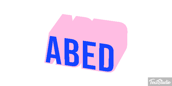 Abed Text effect