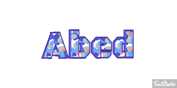Abed Text effect
