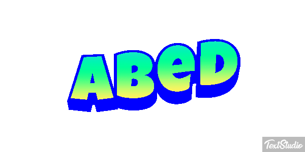 Abed Text effect