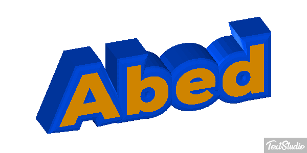 Abed Text effect
