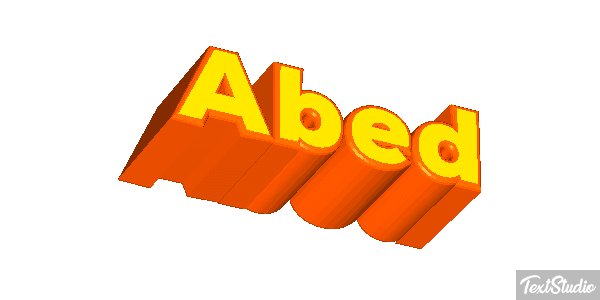 Abed Text effect