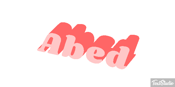 Abed Text effect