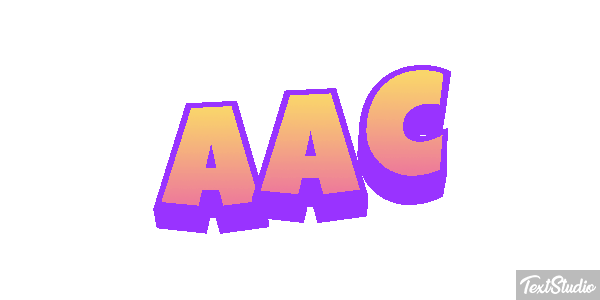 AAC Text effect