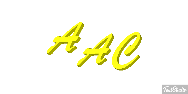 AAC Text effect