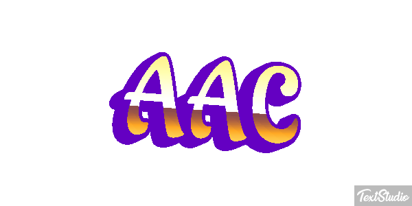 AAC Text effect