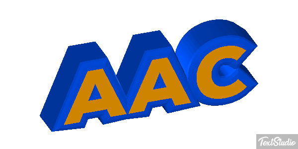 AAC Text effect