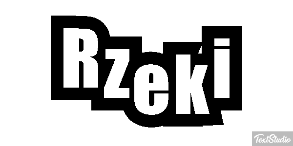 Rzeki Effet de texte