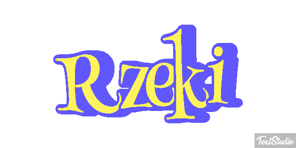 Rzeki Effet de texte