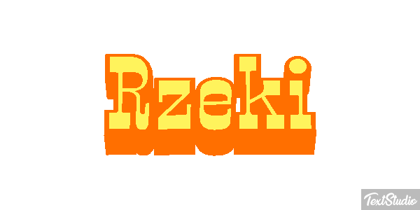 Rzeki Effet de texte