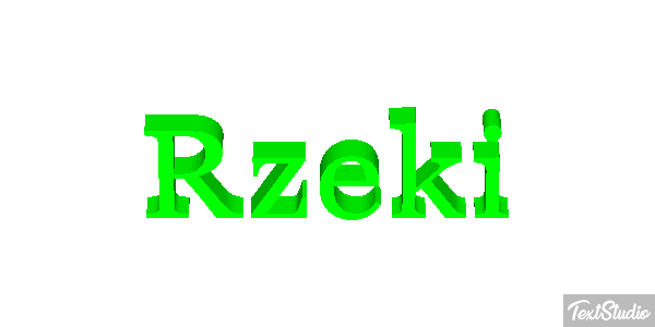 Rzeki Effet de texte