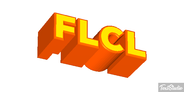 FLCL Text effect