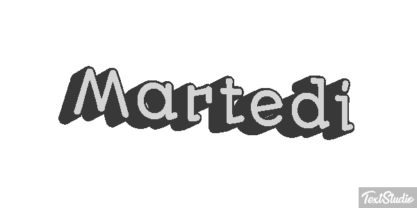 Martedì Effet de texte