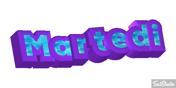 Martedì Effet de texte