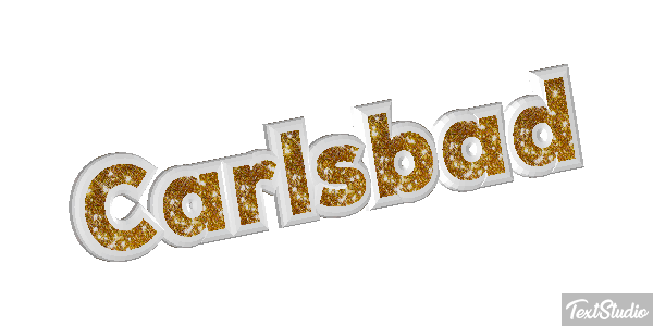 Carlsbad Effet de texte