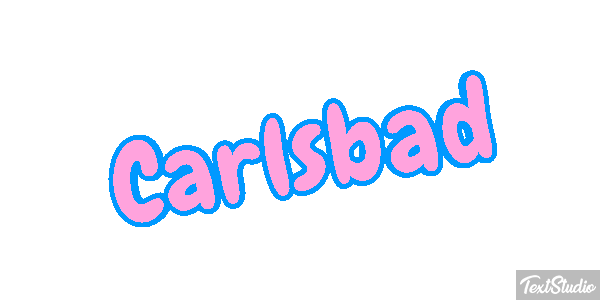 Carlsbad Effet de texte