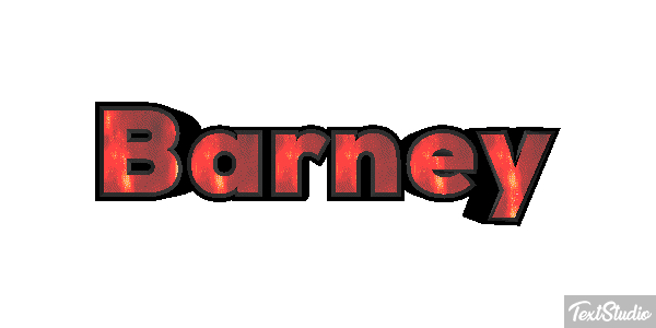 Barney Текстовый эффект