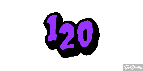 120 Efecto de texto