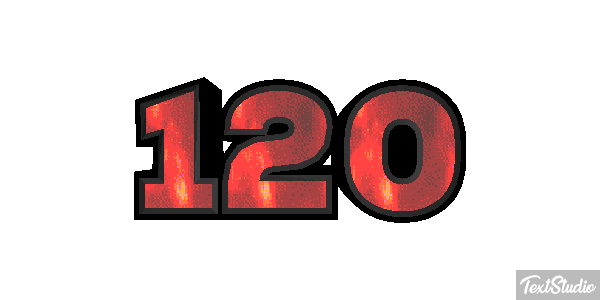 120 Efecto de texto