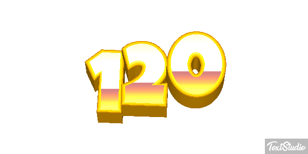 120 Efecto de texto
