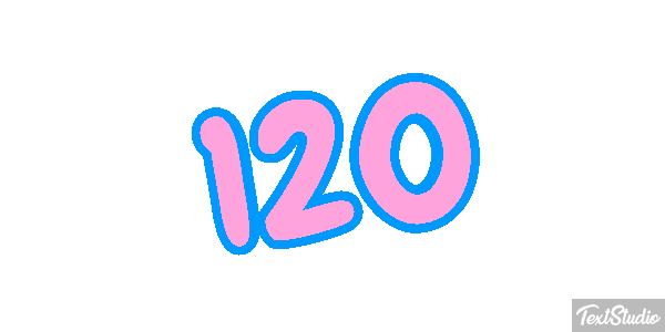 120 Efecto de texto