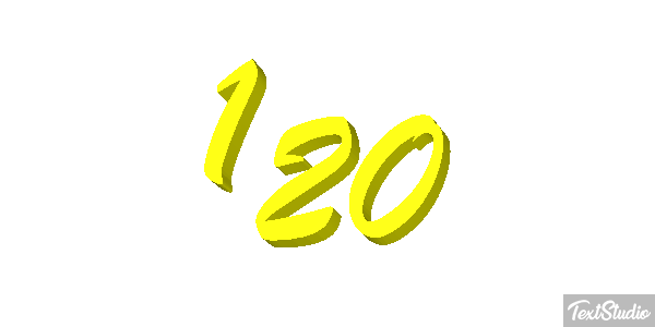 120 Efecto de texto