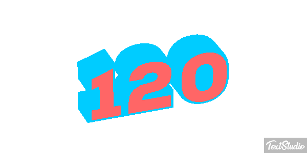 120 Efecto de texto
