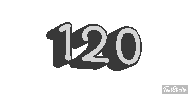 120 Efecto de texto