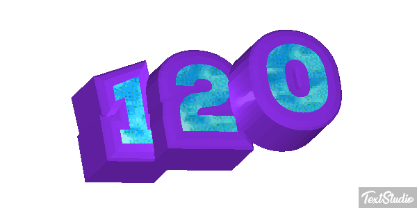 120 Efecto de texto