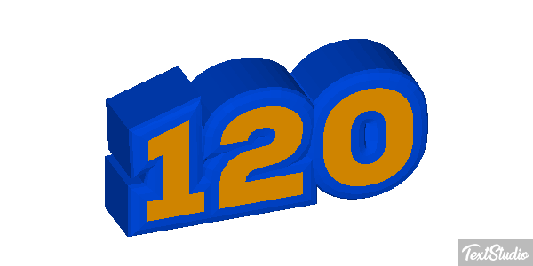 120 Efecto de texto