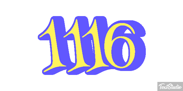 1116 Tekst effect
