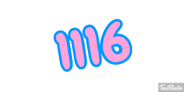1116 Tekst effect