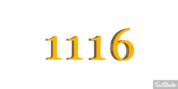 1116 Tekst effect