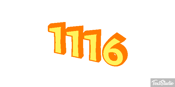 1116 Tekst effect