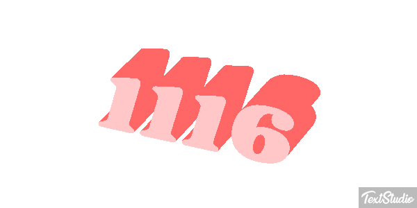 1116 Tekst effect