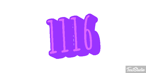 1116 Tekst effect