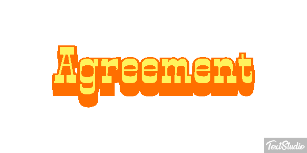 Agreement Text effect