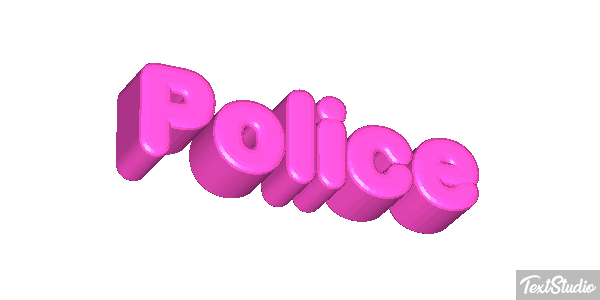 Police Text effect