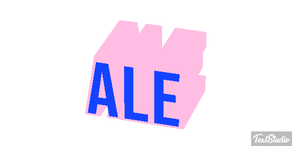 Ale Text effect